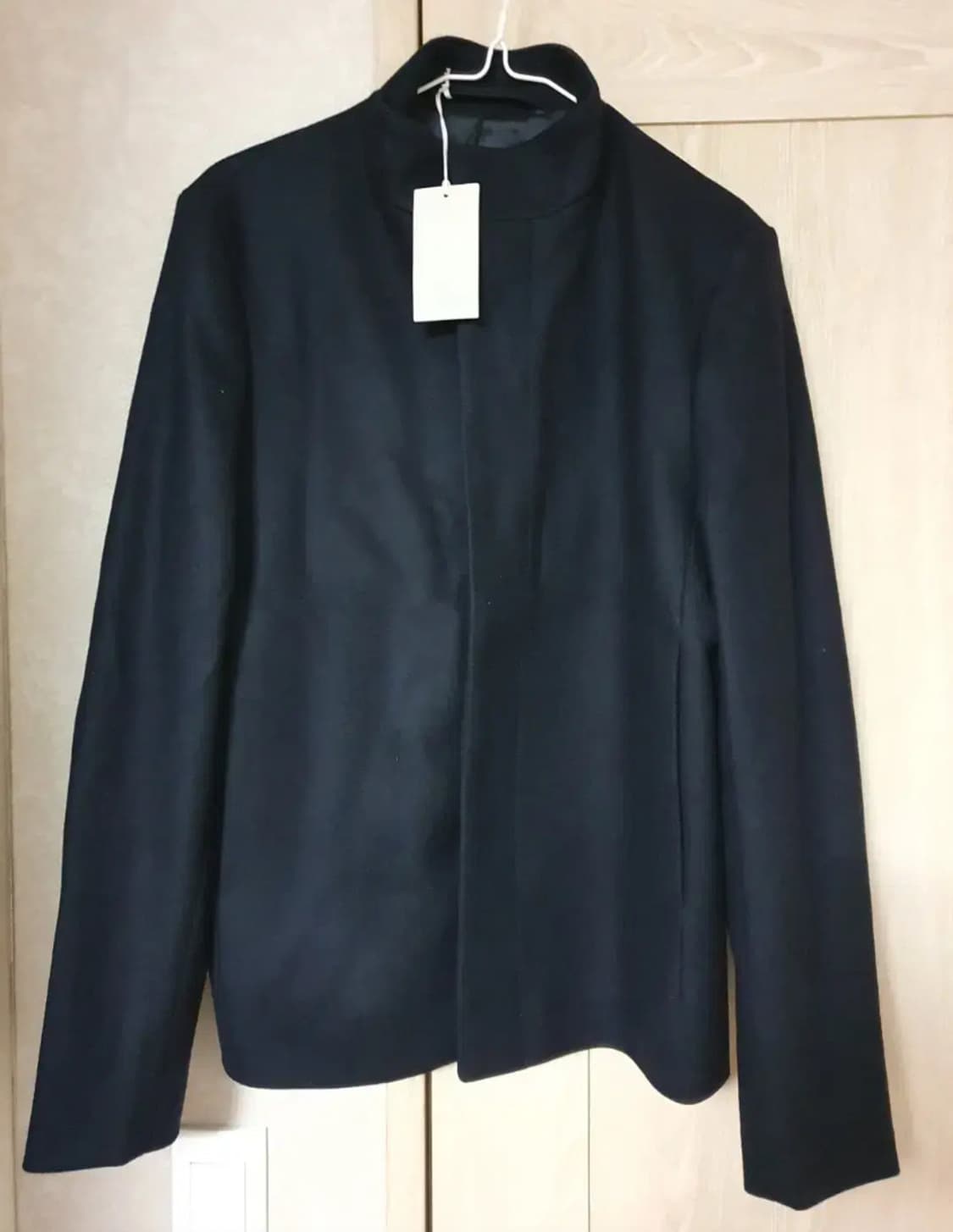 COS 코스 퍼널 울 캐시미어 자켓 네이비 48사이즈 탭채새제품 상품이미지3