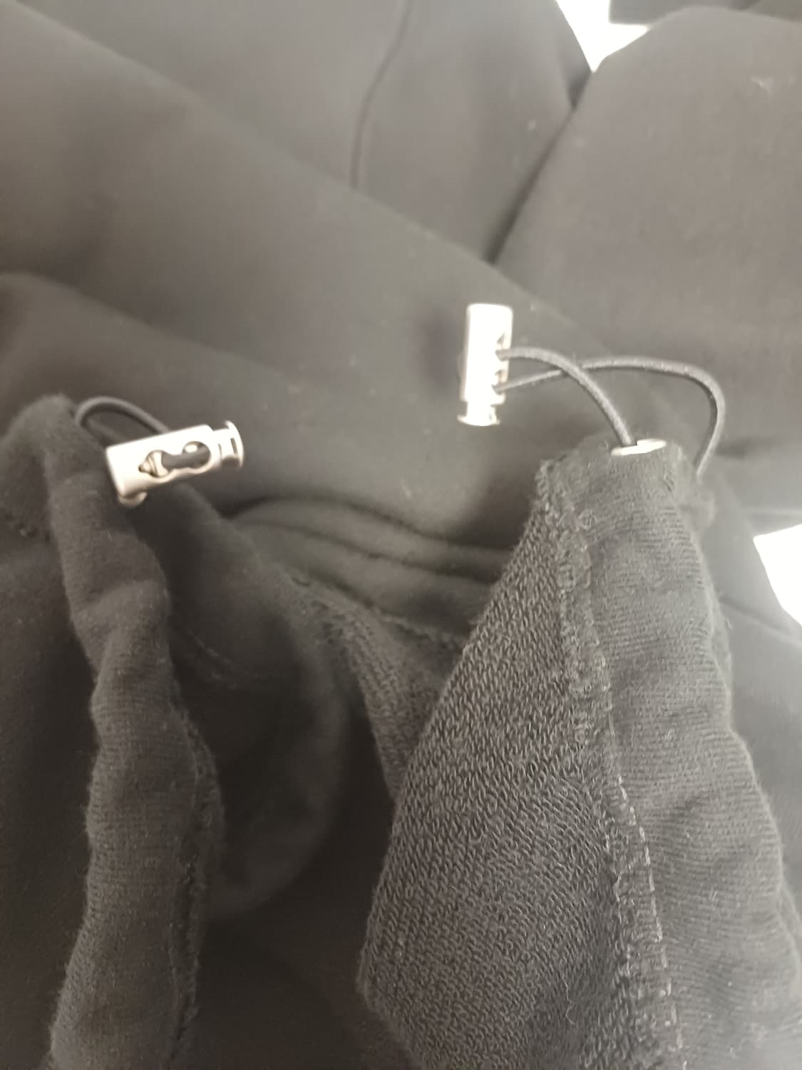 드로우핏(DRAW FIT) 레이어드 후드 티셔츠 - 블랙 (M) 상품이미지5