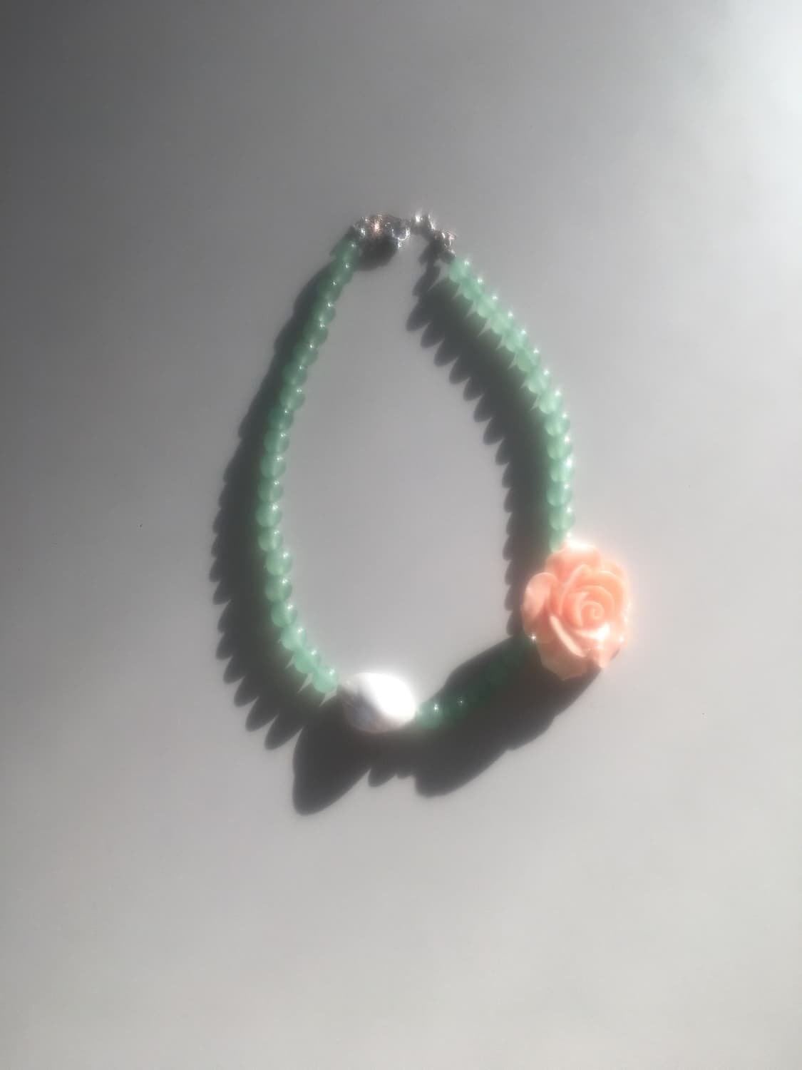 Viburnum shop 러블리 옥 장미 목걸이 상품이미지1