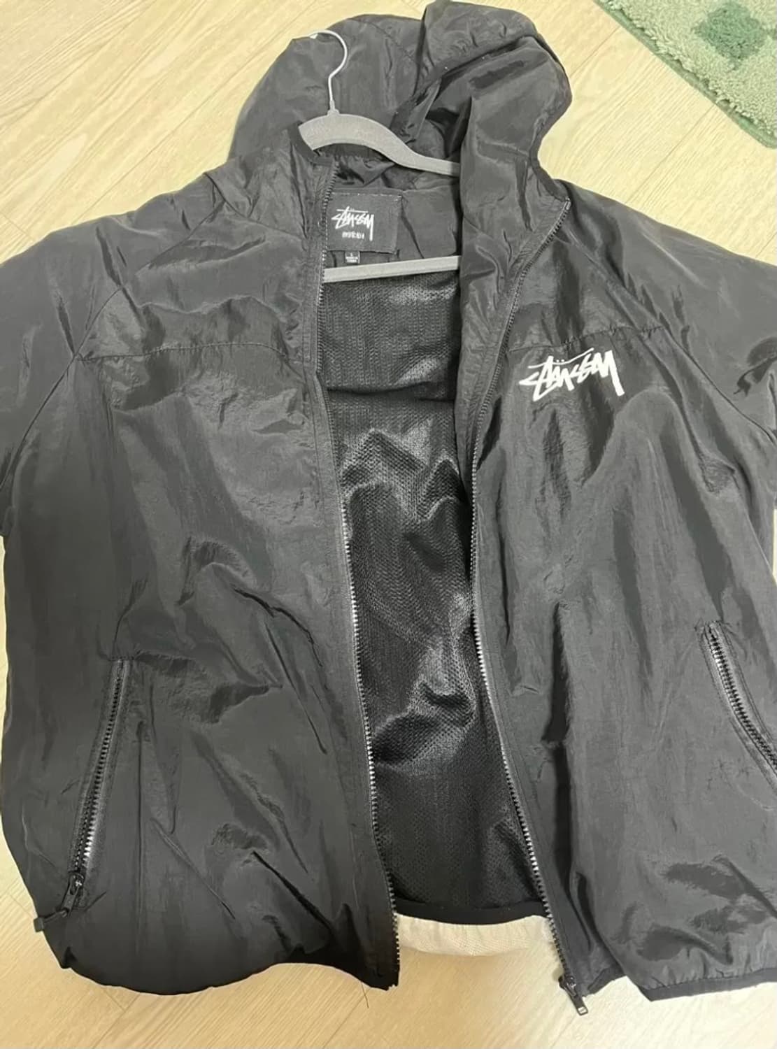 스투시 8볼 후드 바람막이 L 상품이미지2