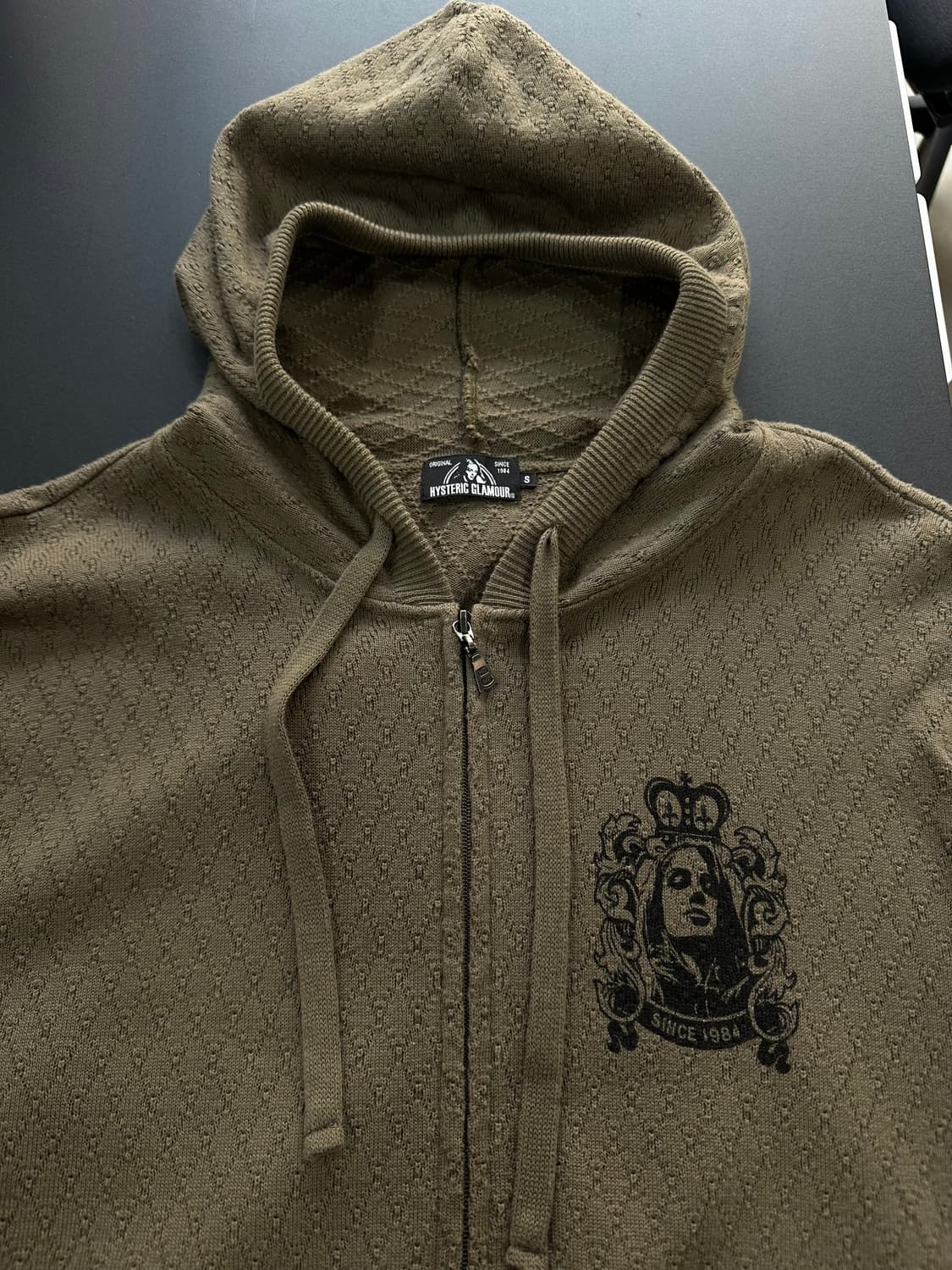 히스테릭글래머 히스걸 Genius Of Love 니트후드집업 상품이미지8