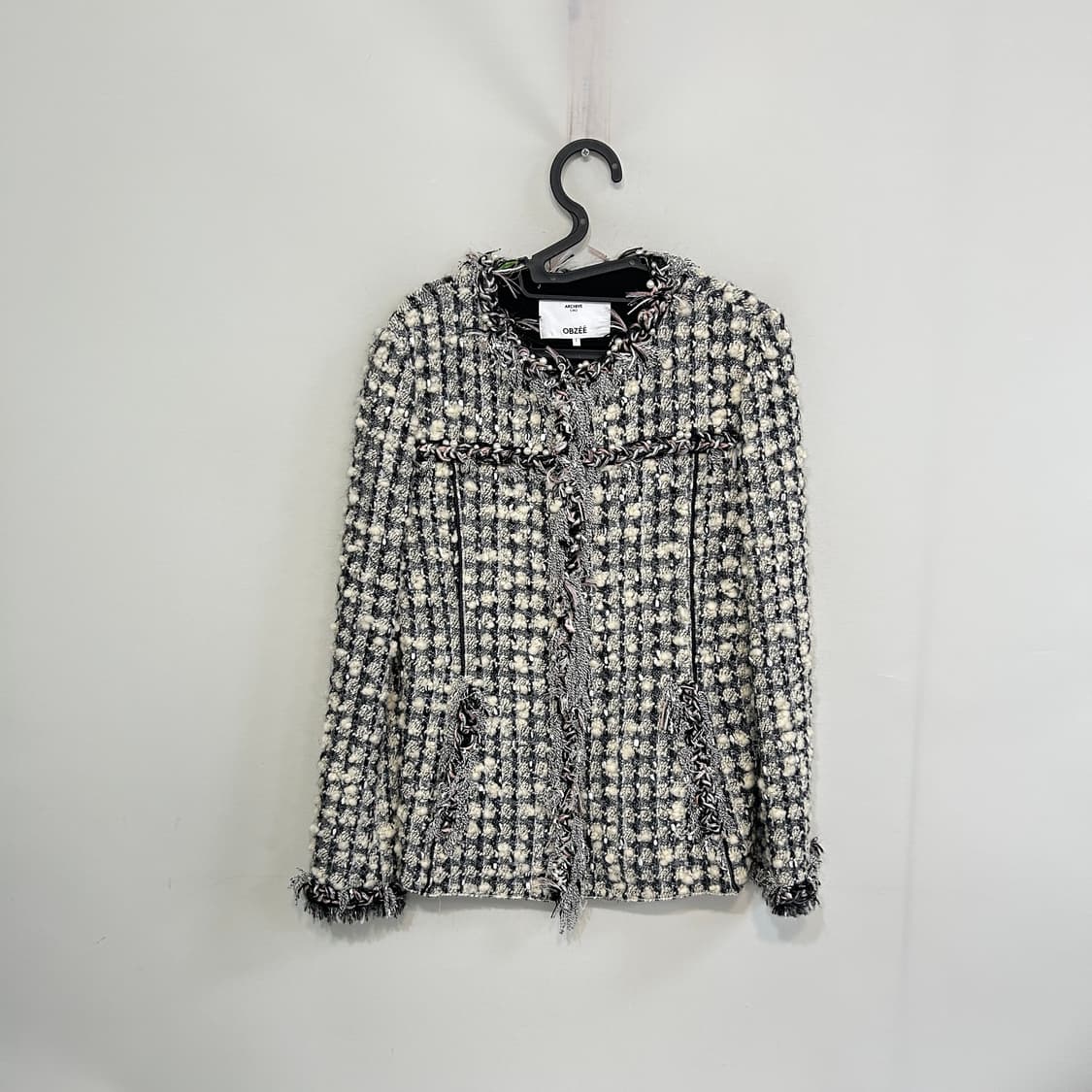 한섬 오브제 트위드 자켓 55 상품이미지1