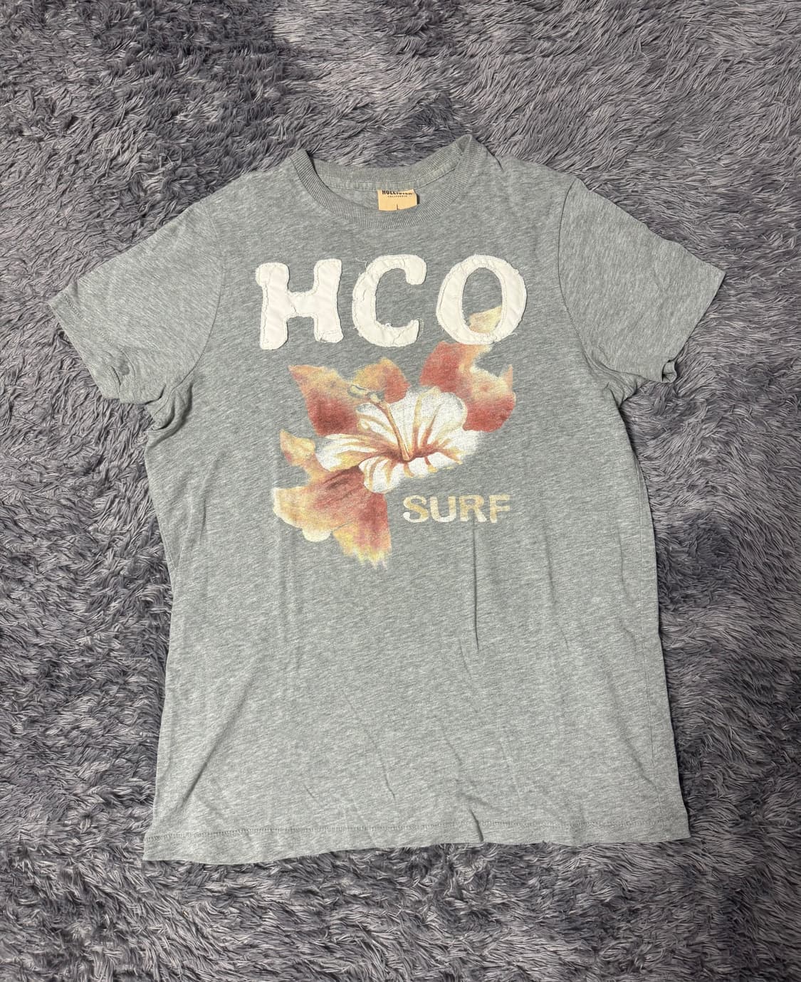 홀리스터 입체자수 고급 반팔티 상품이미지1