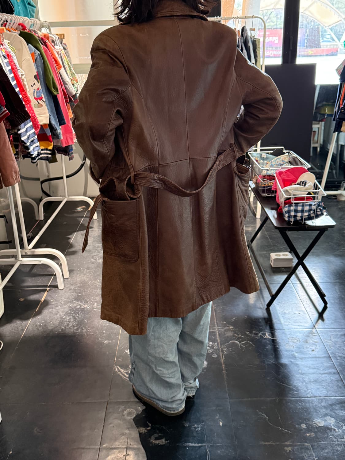 빈티지 양가죽 코트 자켓 상품이미지4
