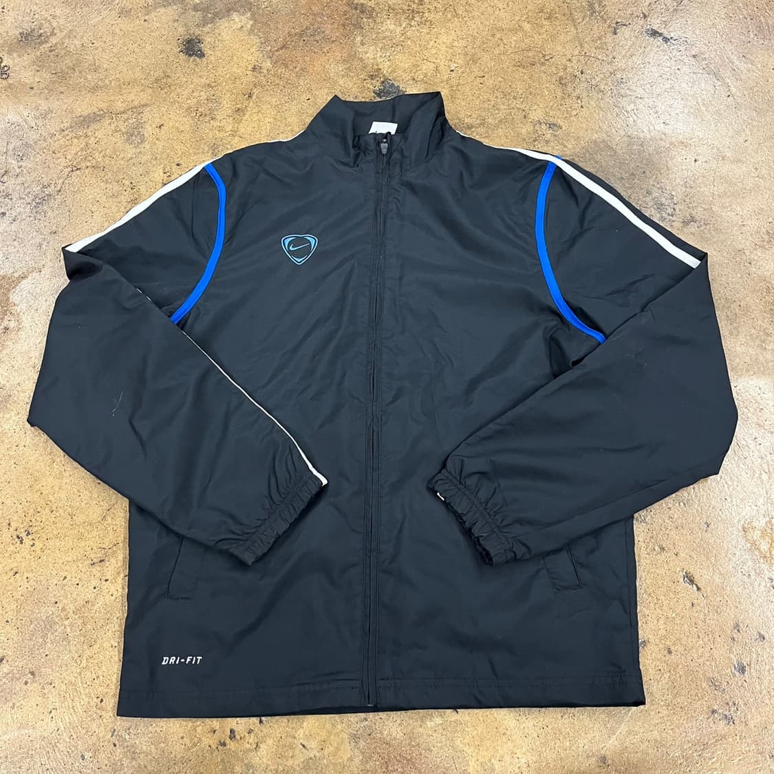 [정품/M] 나이키 블랙 트랙 블루 바람막이 b19 상품이미지2
