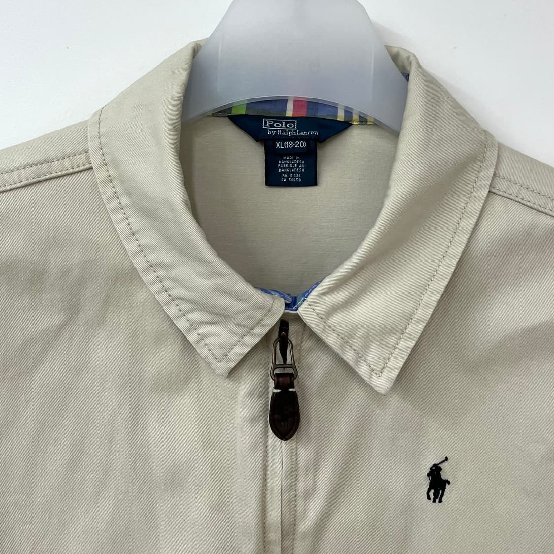 폴로 랄프로렌 베이지 블루종 스윙탑 자켓 상품이미지6