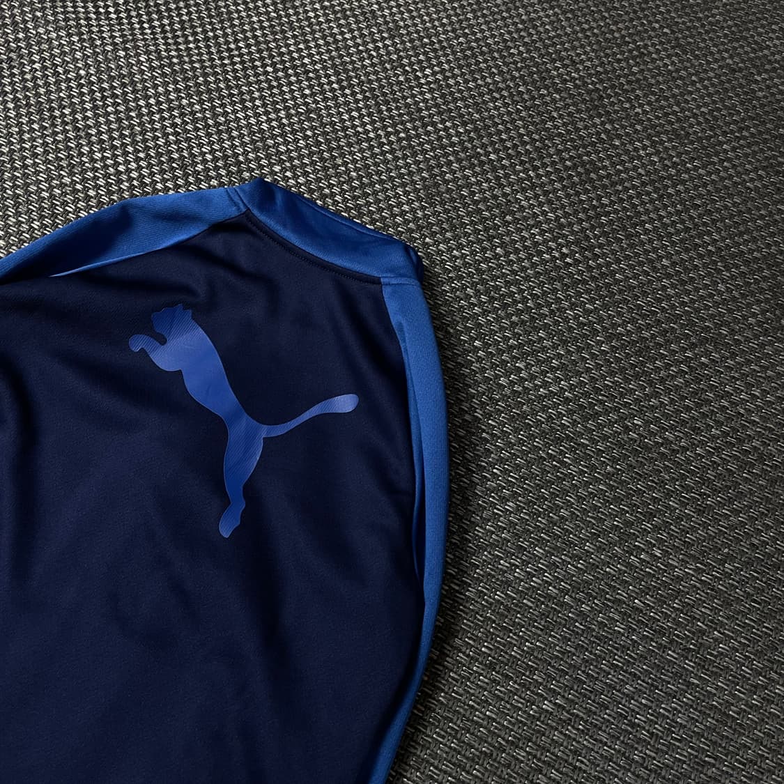 푸마 키즈 네이비 블루 져지 집업 130 상품이미지7