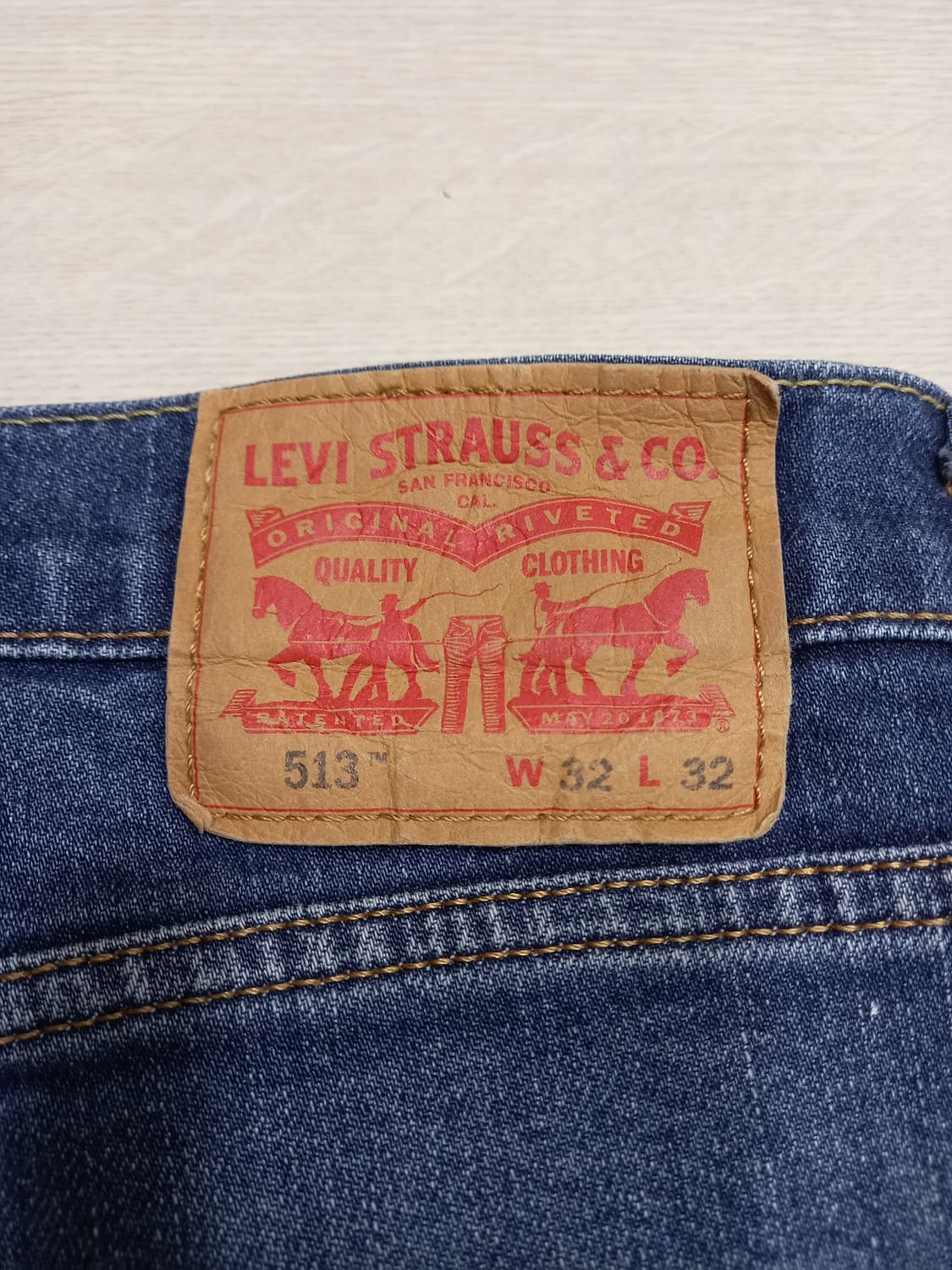 34 리바이스513 워싱 스판 슬림일자진 34-540 상품이미지5