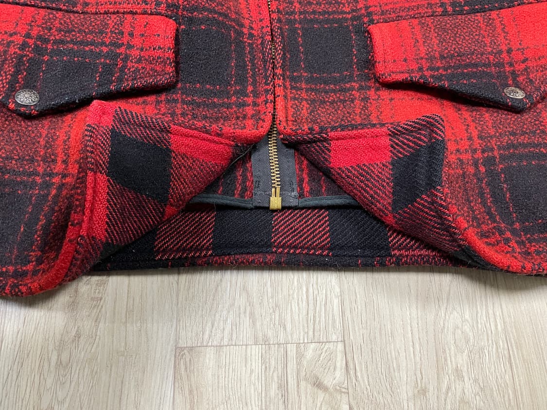 95) 40's 스포츠클래드 체크 울 매키노자켓(RRL&LVC&폴로) 상품이미지7