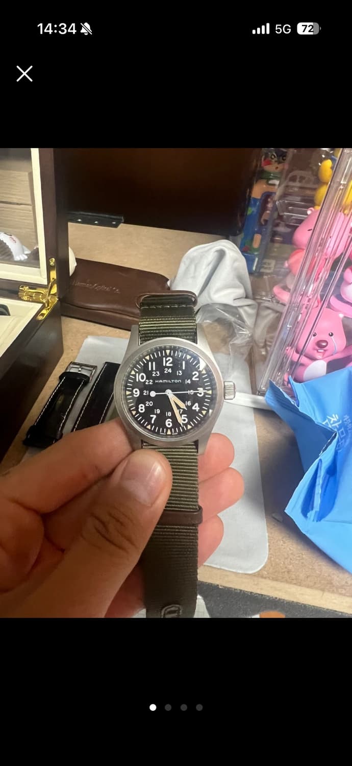 해밀턴 카키필드 메카니컬 38mm 상품이미지1