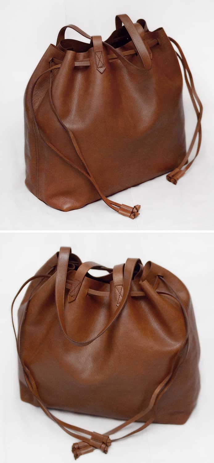 메이드웰 드로우스트링 트랜스포트 레더 빅토트.숄더백 상품이미지3