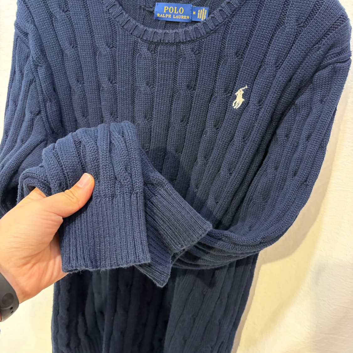 폴로 랄프로렌 꽈배기 니트 상품이미지8