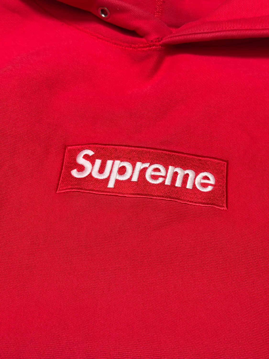 슈프림 박스로고 후드티 레드 레드 상품이미지2