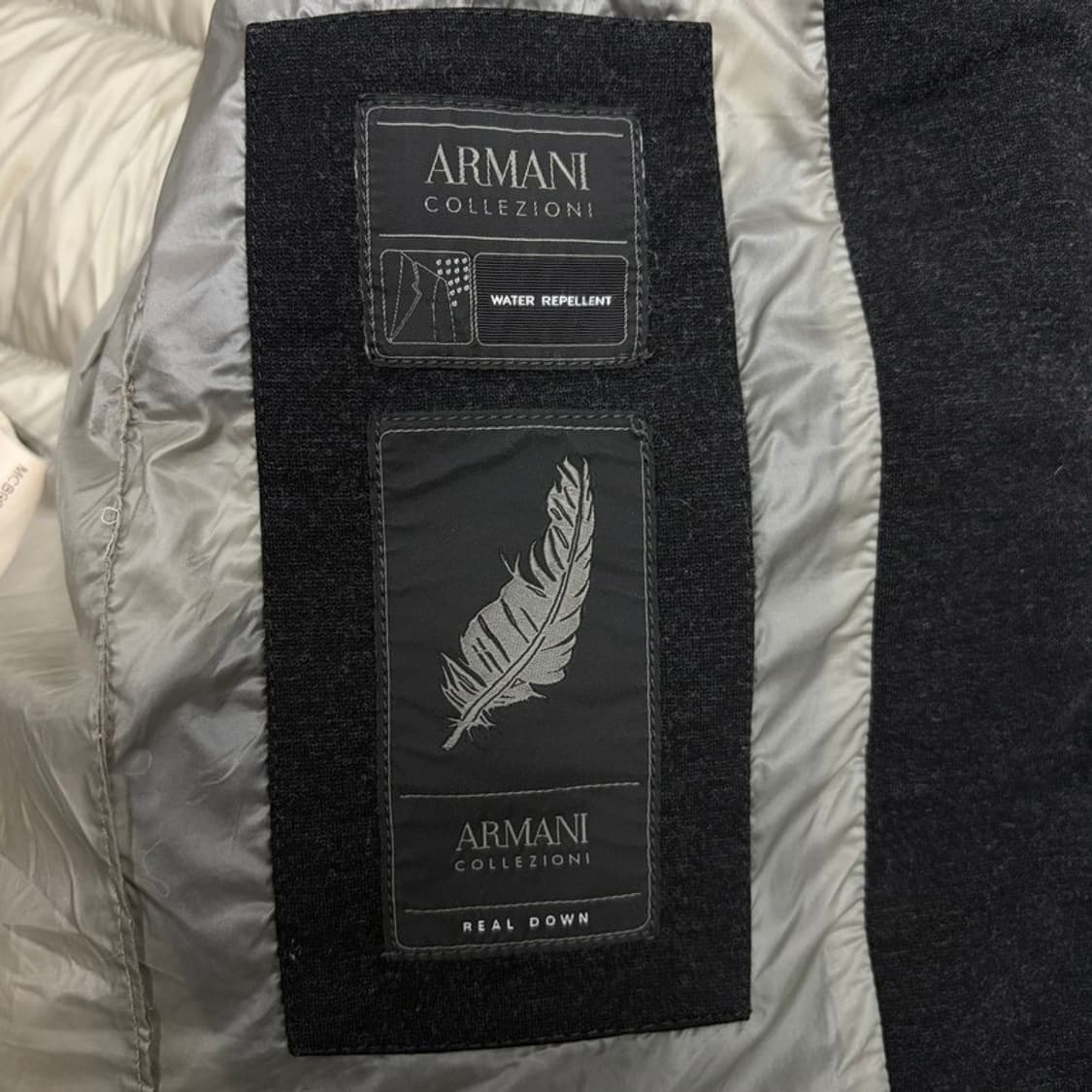 아르마니 꼴레지오니 덕다운 패딩 v1584 상품이미지6