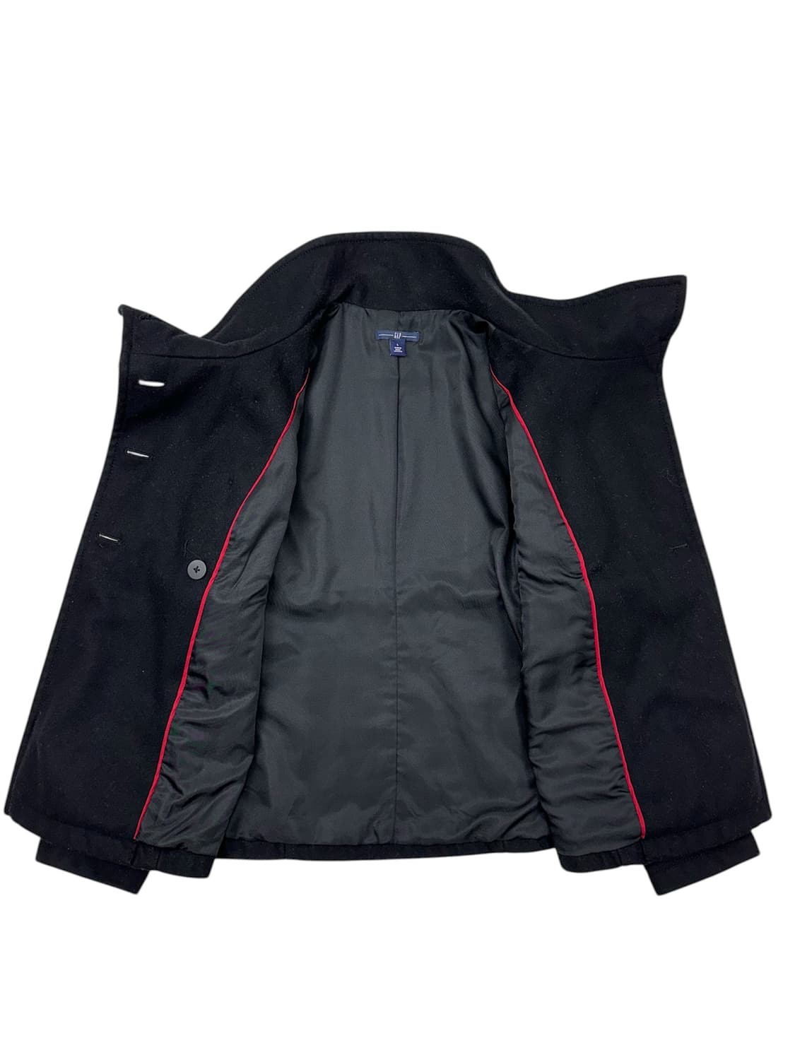 GAP 하이넥 더블 버튼 울 피코트 상품이미지4