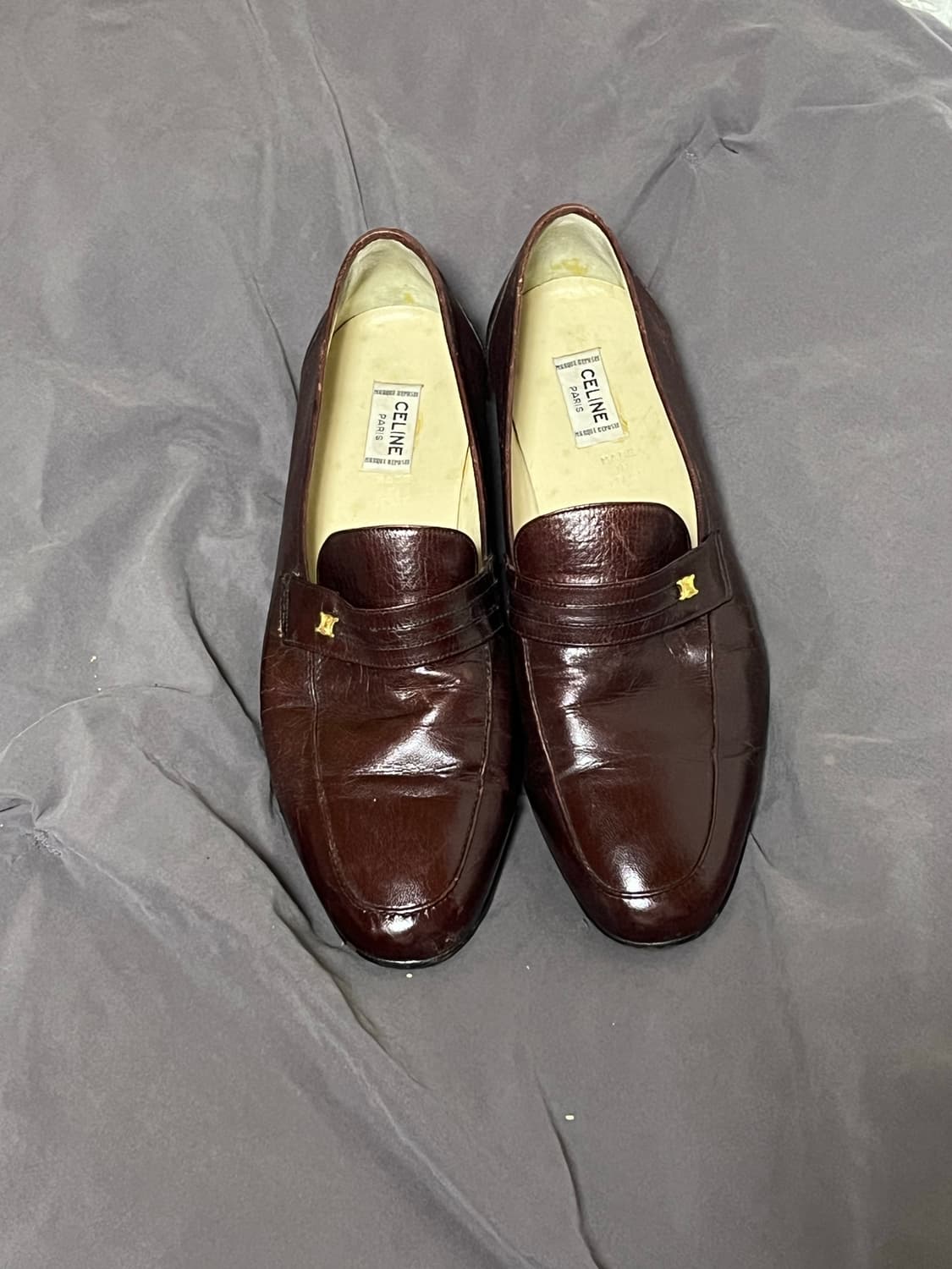 Celine Paris Polished Burgundy Loafer 상품이미지2