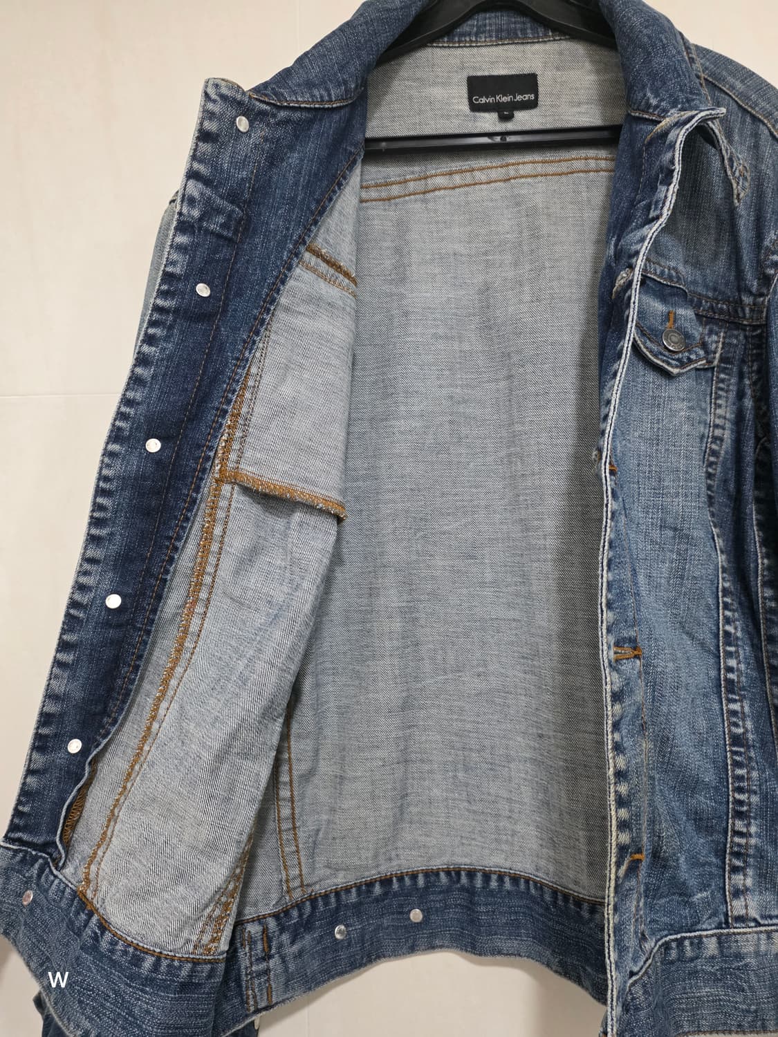 캘빈클라인 데님 트러커자켓  청자켓 [L size] 상품이미지8