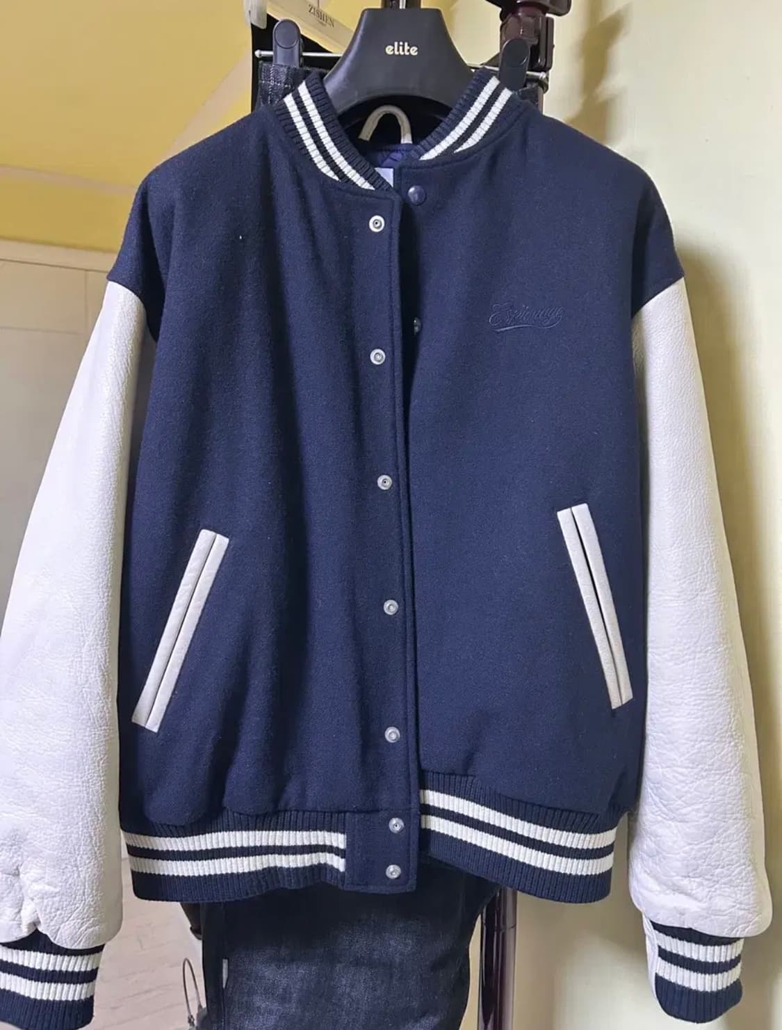 에스피오나지 스탠다드 바시티 자켓 네이비 m 상품이미지1