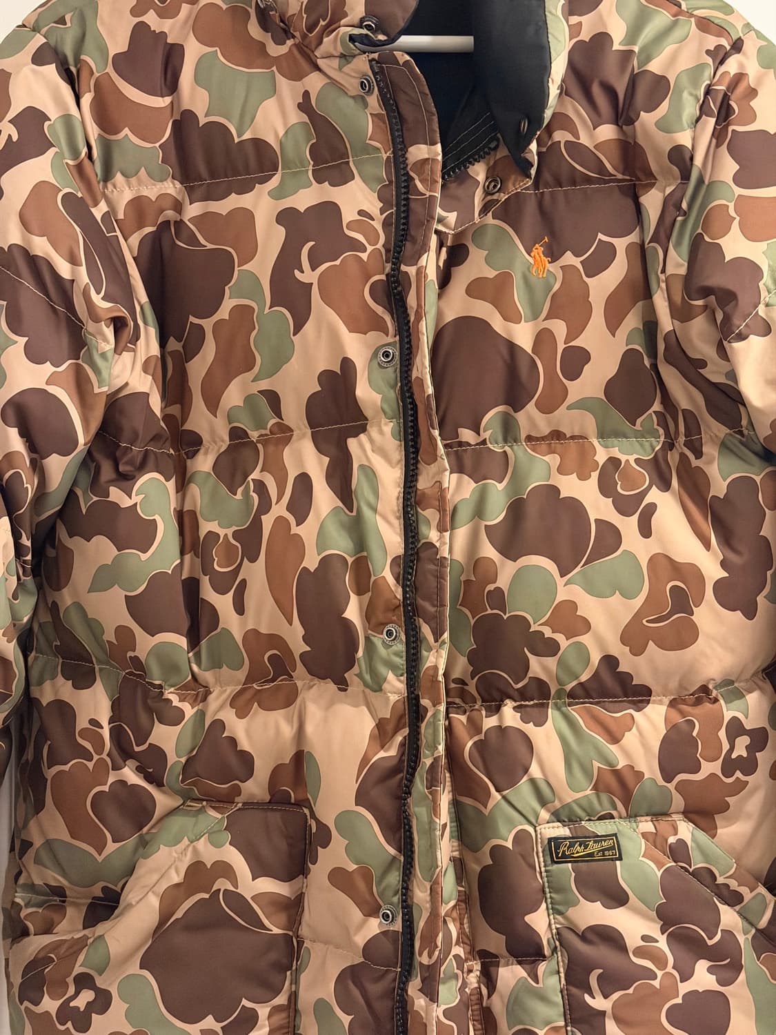 폴로 랄프로렌 카모 패딩 상품이미지2