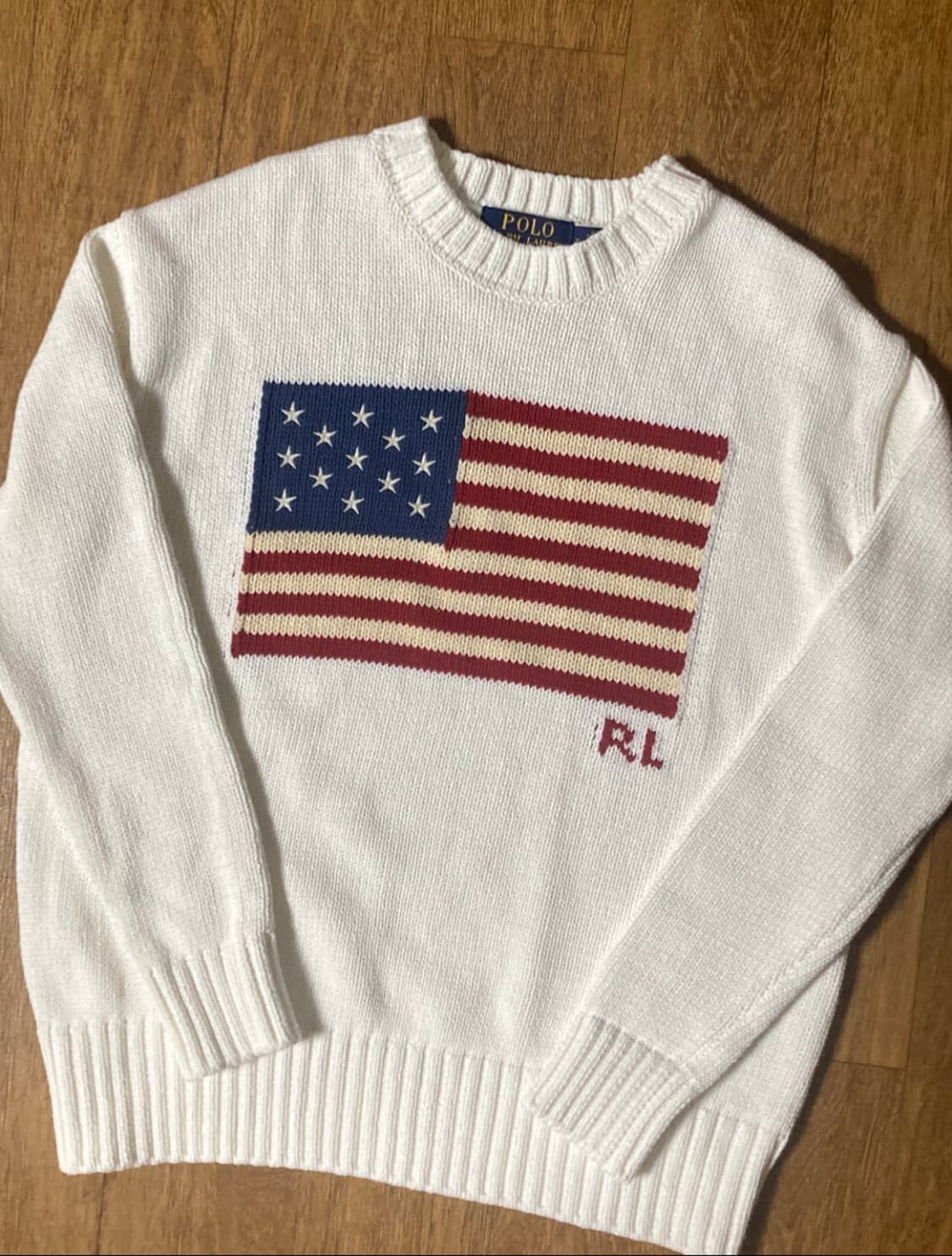(상태최상)폴로 랄프로렌 성조기 니트 상품이미지1
