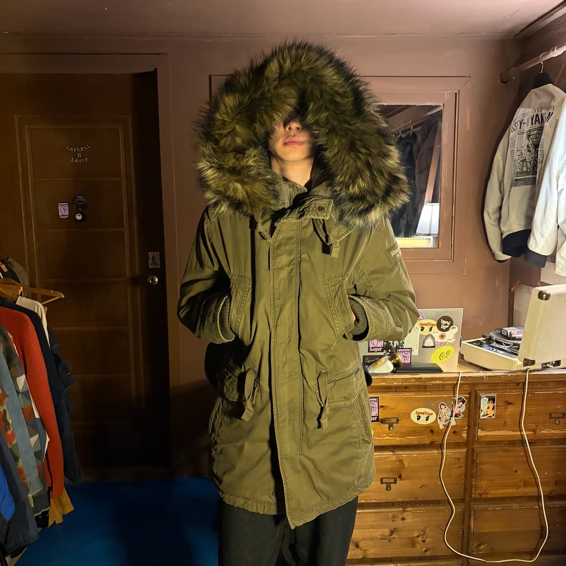 ABERCROMBIE FUR MILITARY  JACKET 상품이미지1