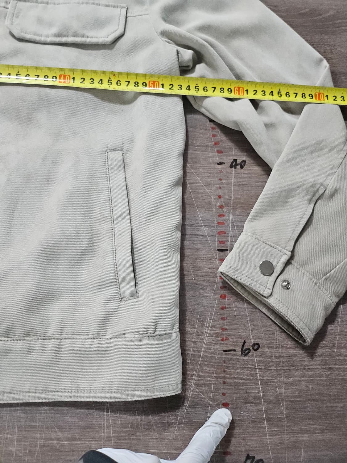 ANDEW  앤듀 베이지 면 자켓  100 상품이미지5