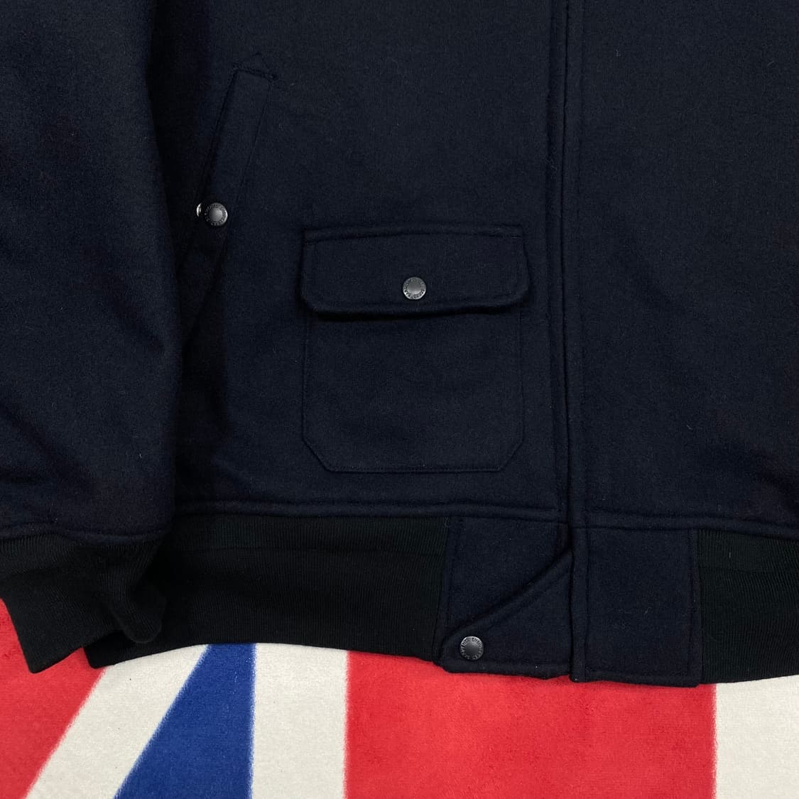 유니클로x엔지니어드가먼츠 울 블루종자켓 XXL 상품이미지4