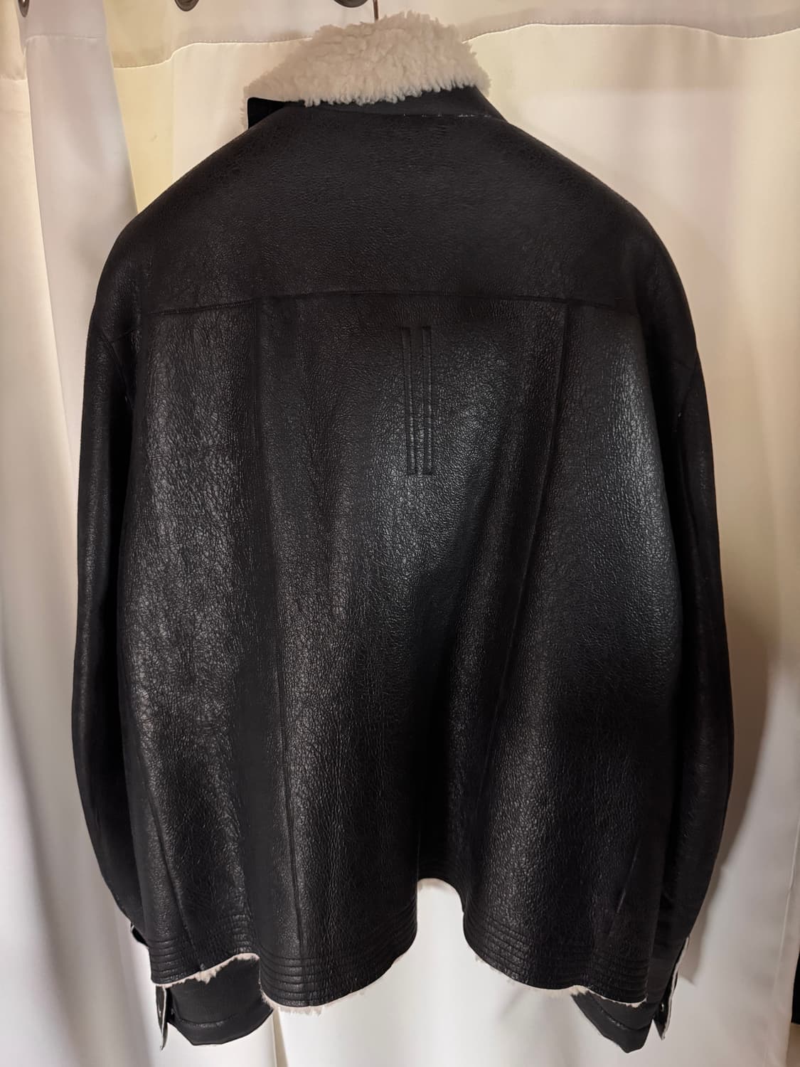 릭오웬스 시어링 자켓 블랙 화이트 54사이즈 상품이미지8