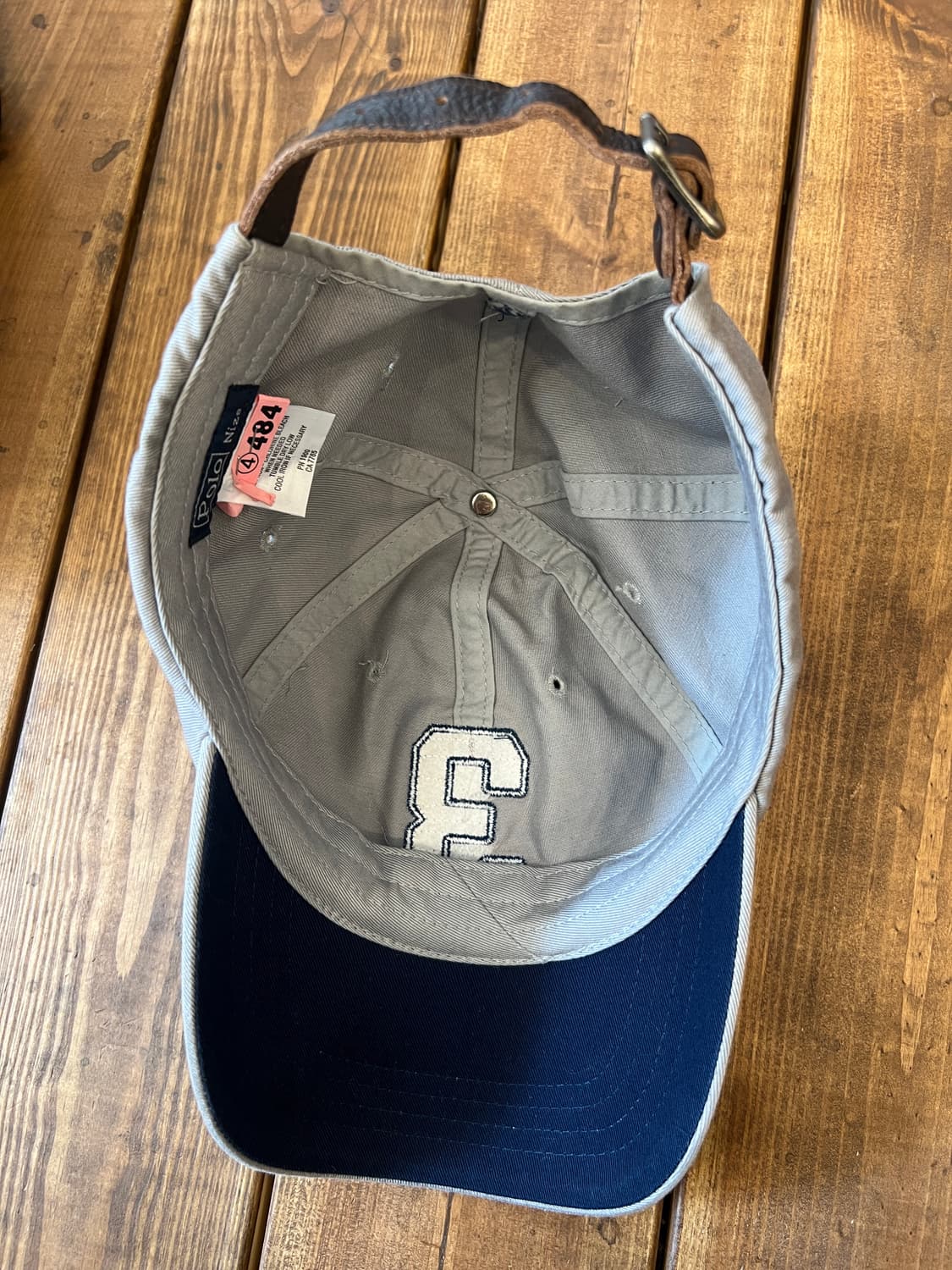 폴로 그레이 볼캡 상품이미지3