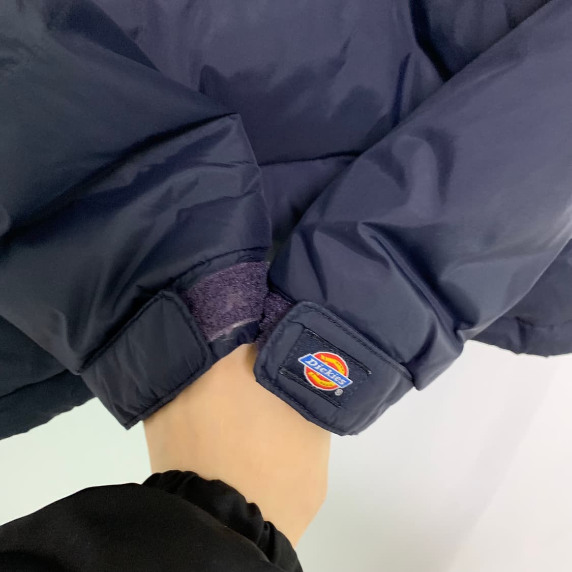 디키즈 빈티지 네이비 푸퍼 후드 패딩 점퍼 남성 S 남녀공용 상품이미지9