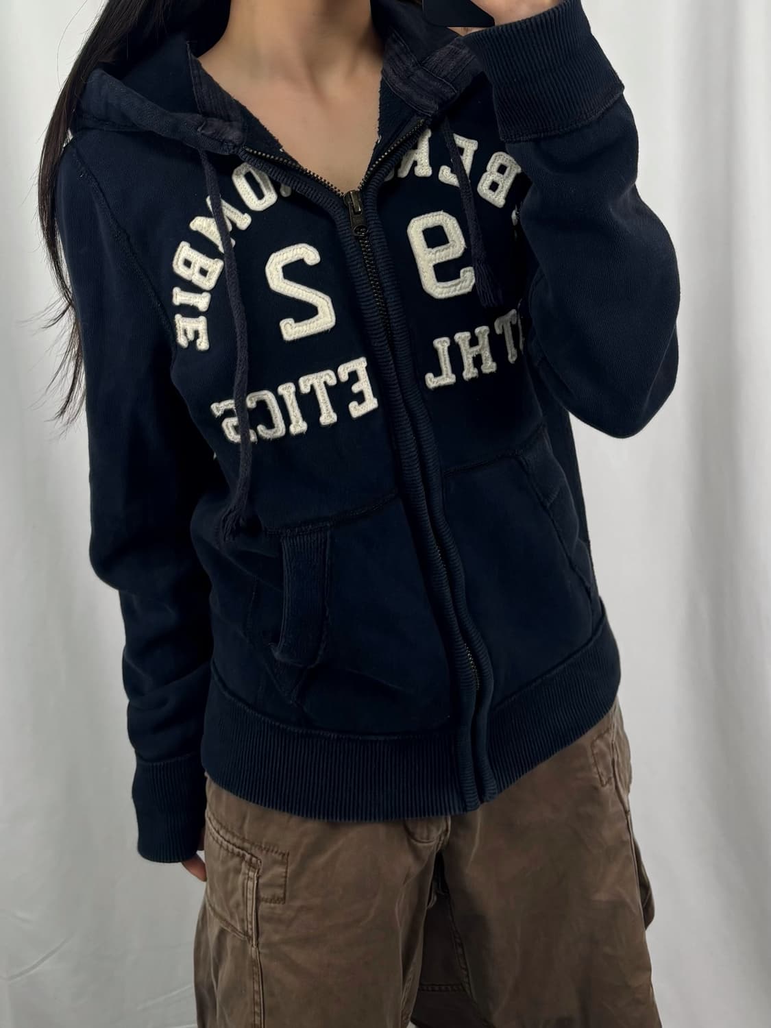 아베크롬비 네이비 후드집업 상품이미지1