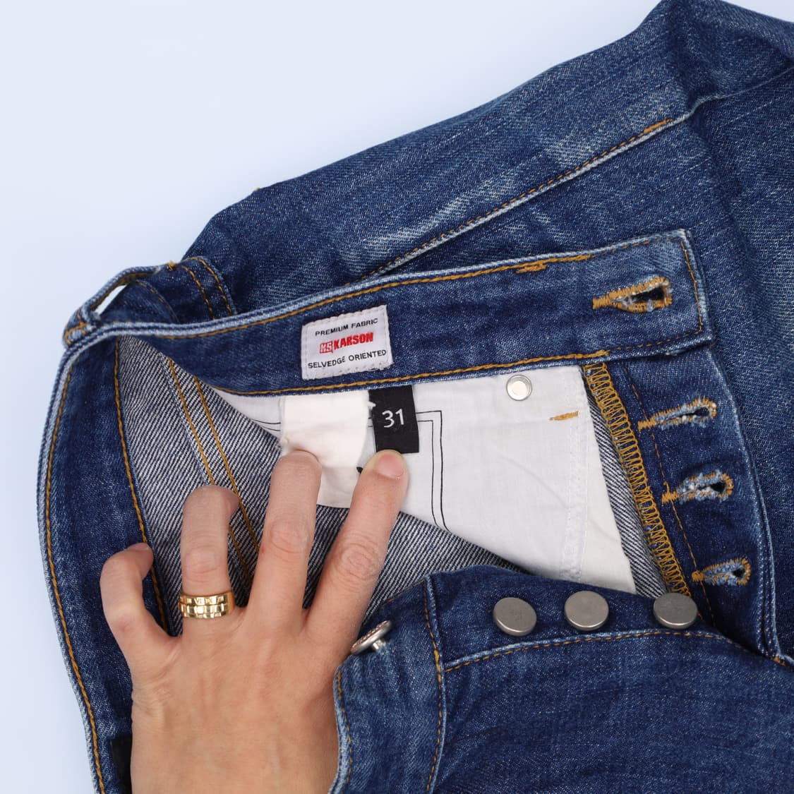 [31] 이스트쿤스트 워싱 데님팬츠 청바지 1229H2 상품이미지5