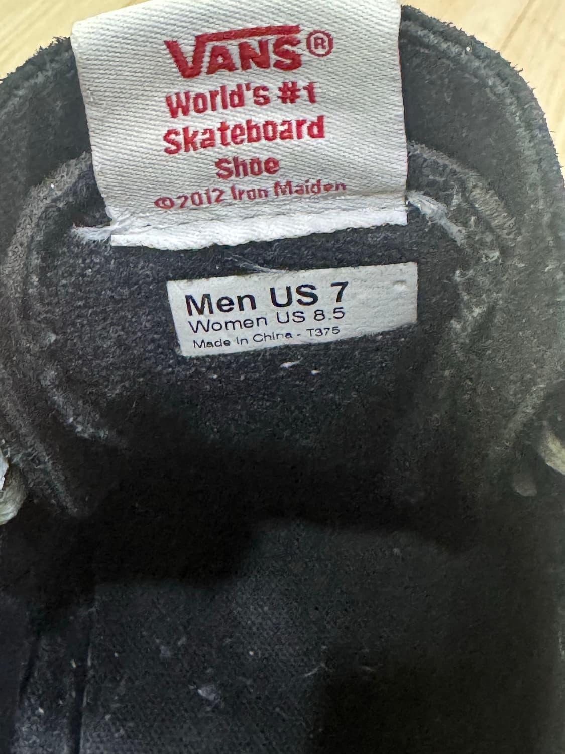 [250] 반스 x 아이언 메이든 SK8-Hi 넘버 오브 더 비스트 한정 상품이미지5