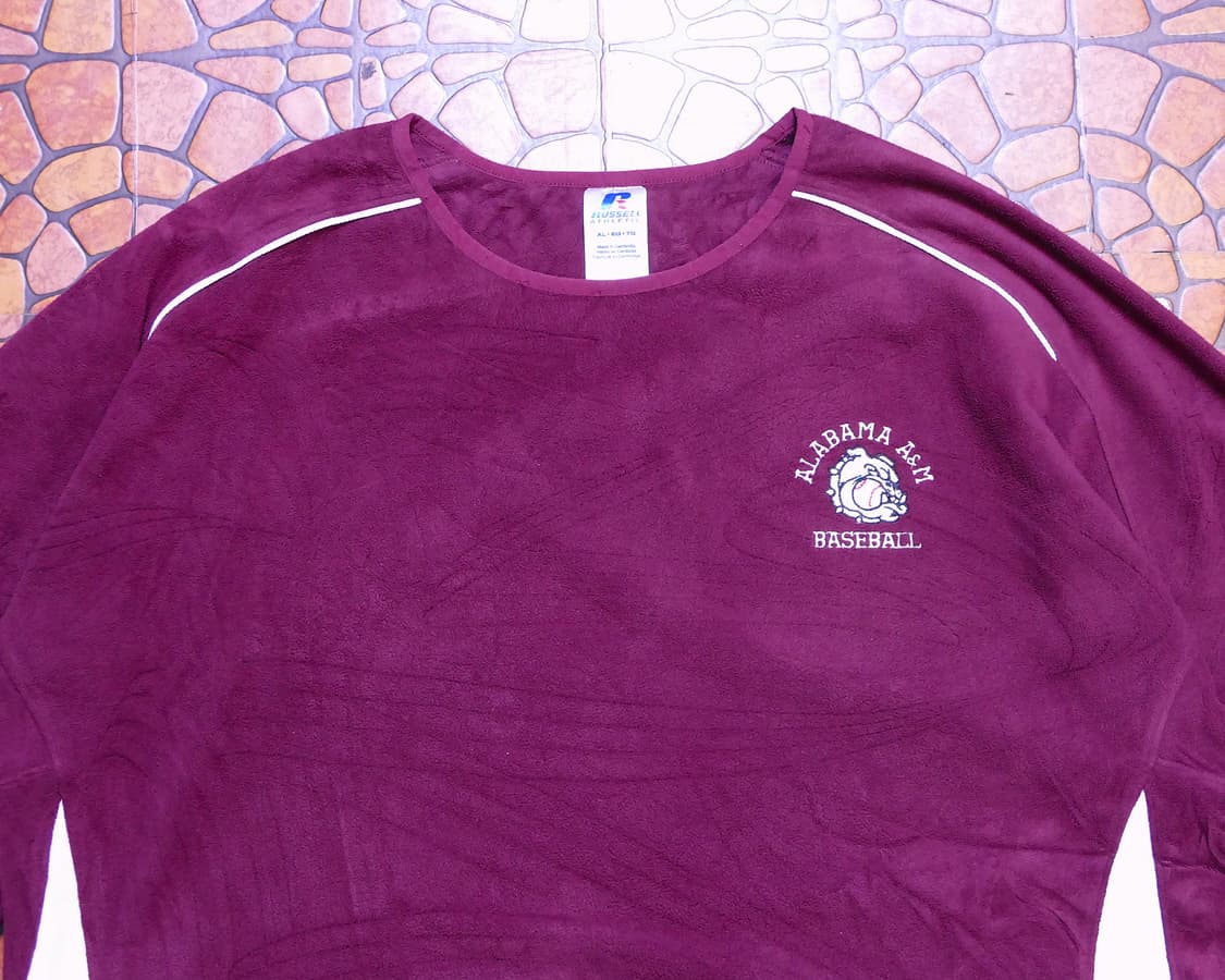 [XL] Russell 러셀 애슬레틱A&M 베이스볼 웜업 플리스 상품이미지3