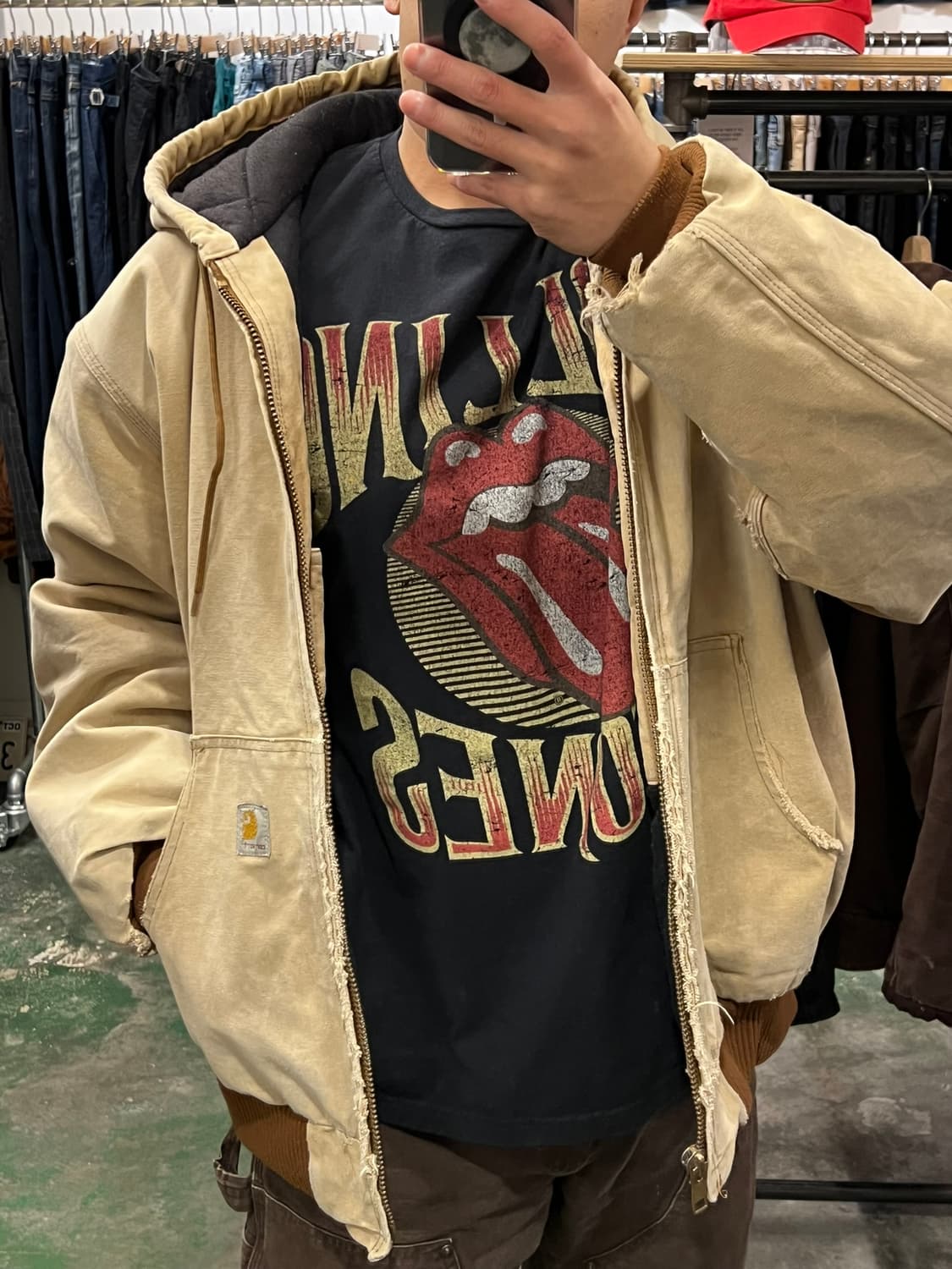 [XL] 롤링스톤즈 밴드티 오피셜 머천다이즈 반팔티 크랙 프린팅 굿즈 상품이미지2