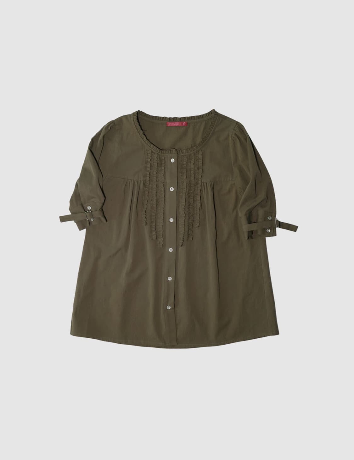 인앤양인하모니 모모 블라우스 카키 상품이미지2