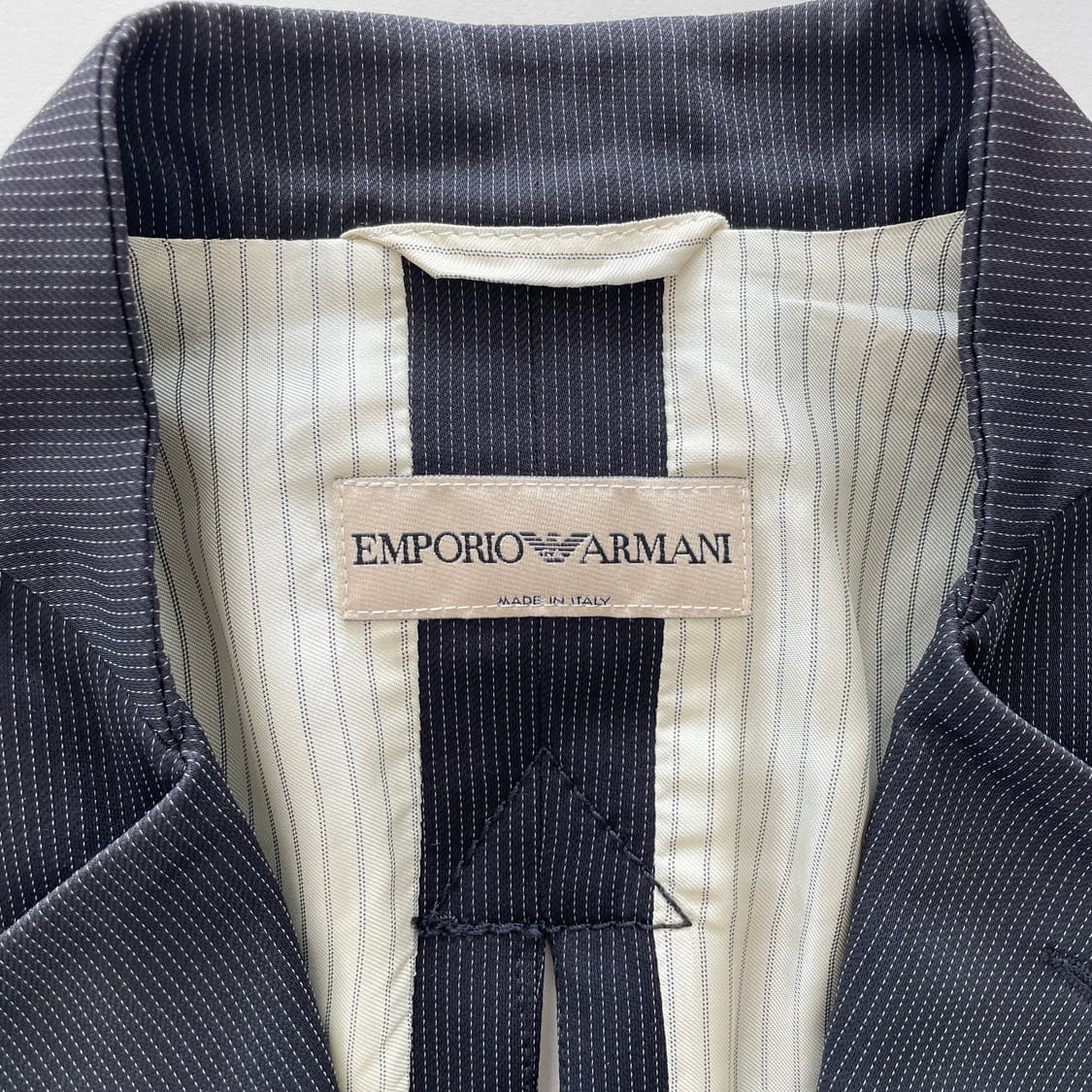 엠프리오 아르마니 스트라이프 백 트임 블레이저 자켓 상품이미지8