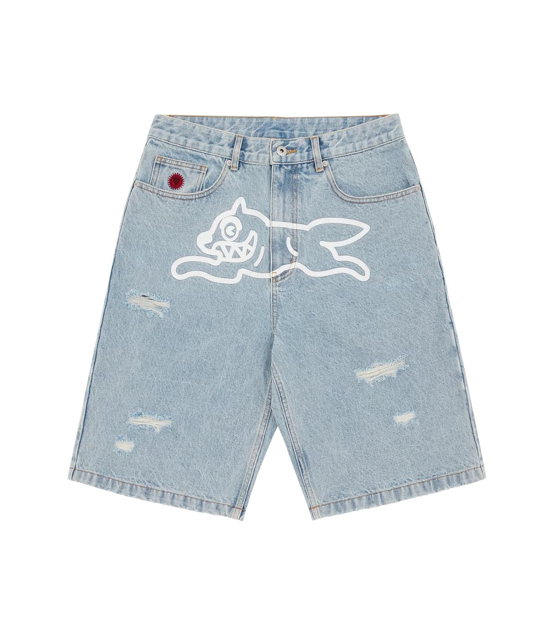 [28~36]BBC 아이스크림 26ss 러닝 도그 데님 쇼츠/블루 상품이미지1