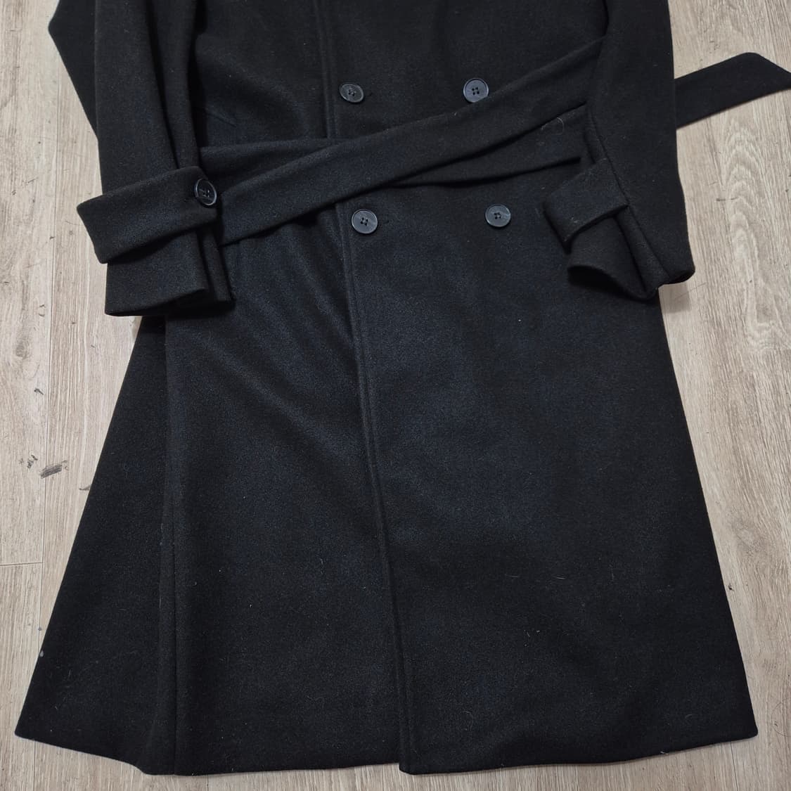 스튜디오 B 벨티드 더블코트 F(FREE) 상품이미지3