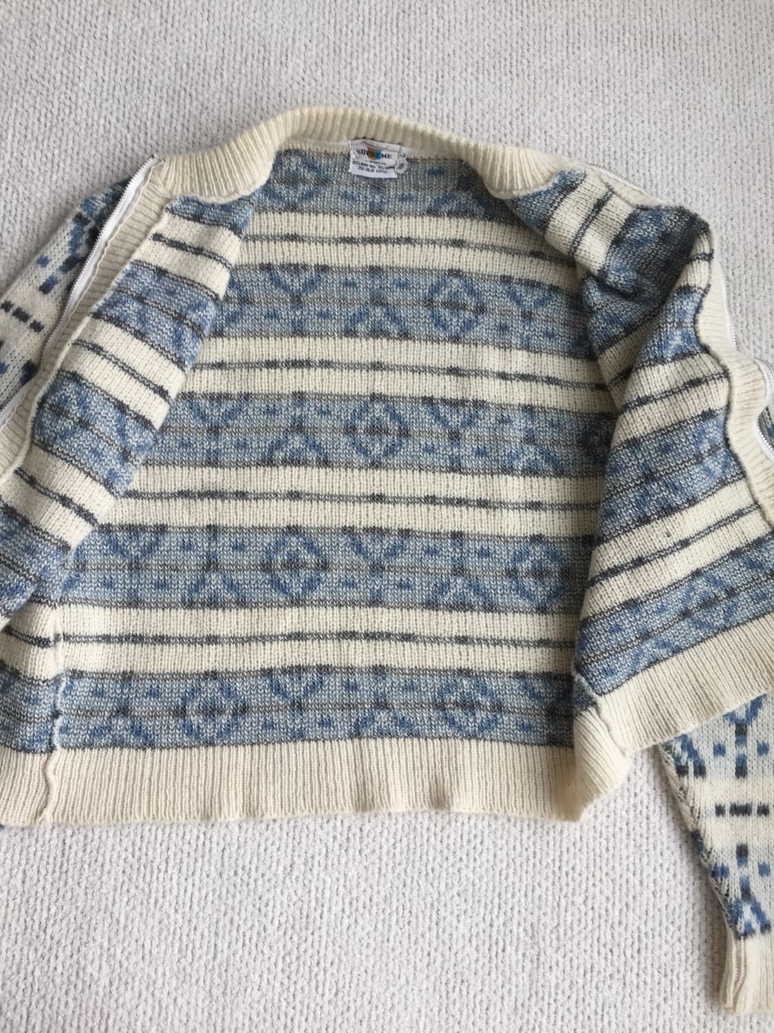 60‘s 모헤어 아즈텍 집업 가디건 상품이미지6