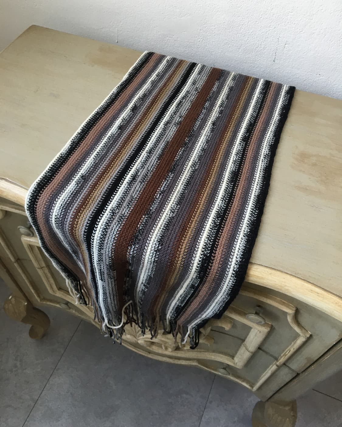  stripe pattern knit muffler 상품이미지3