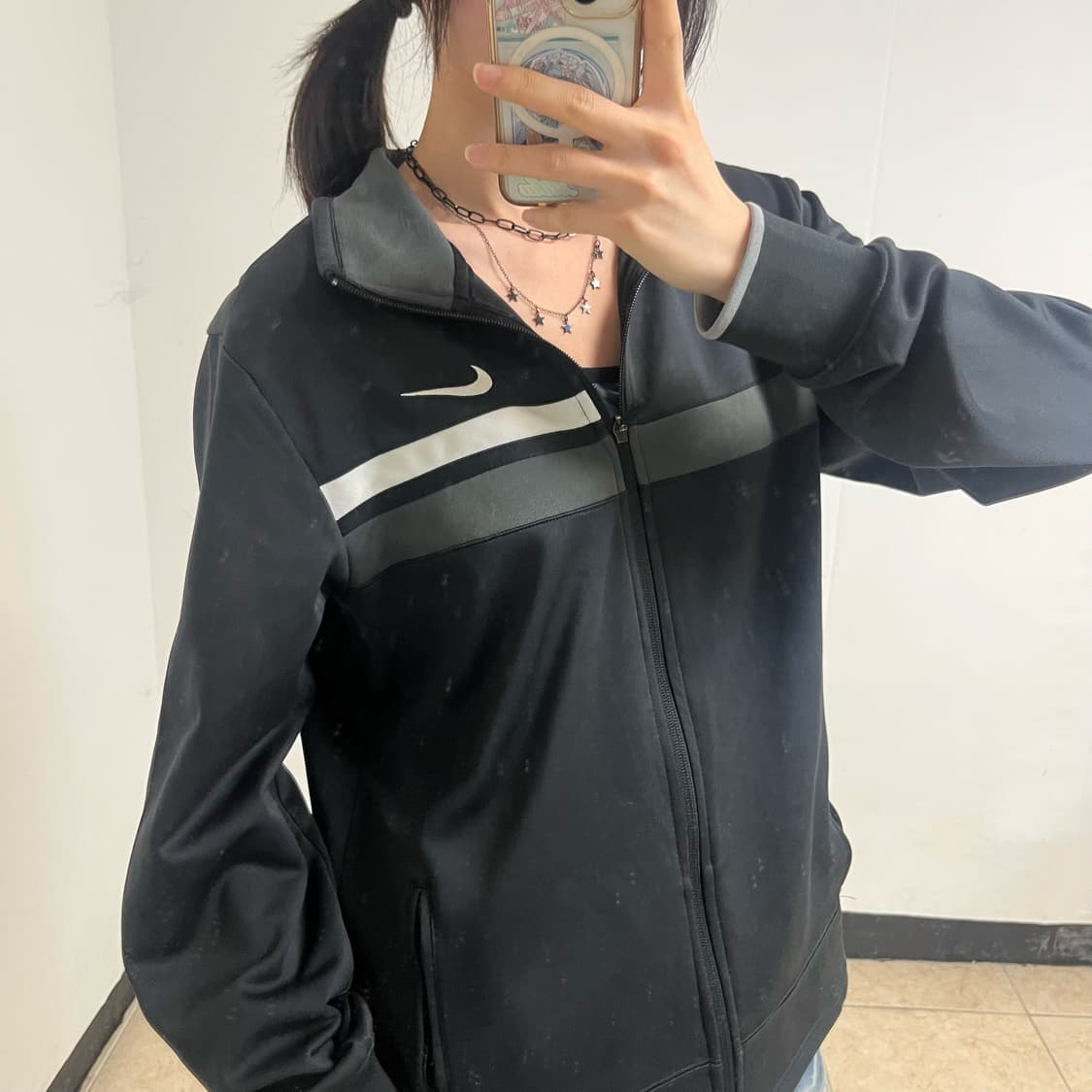 Nike Black Dri-FIT Track Jacket 상품이미지2