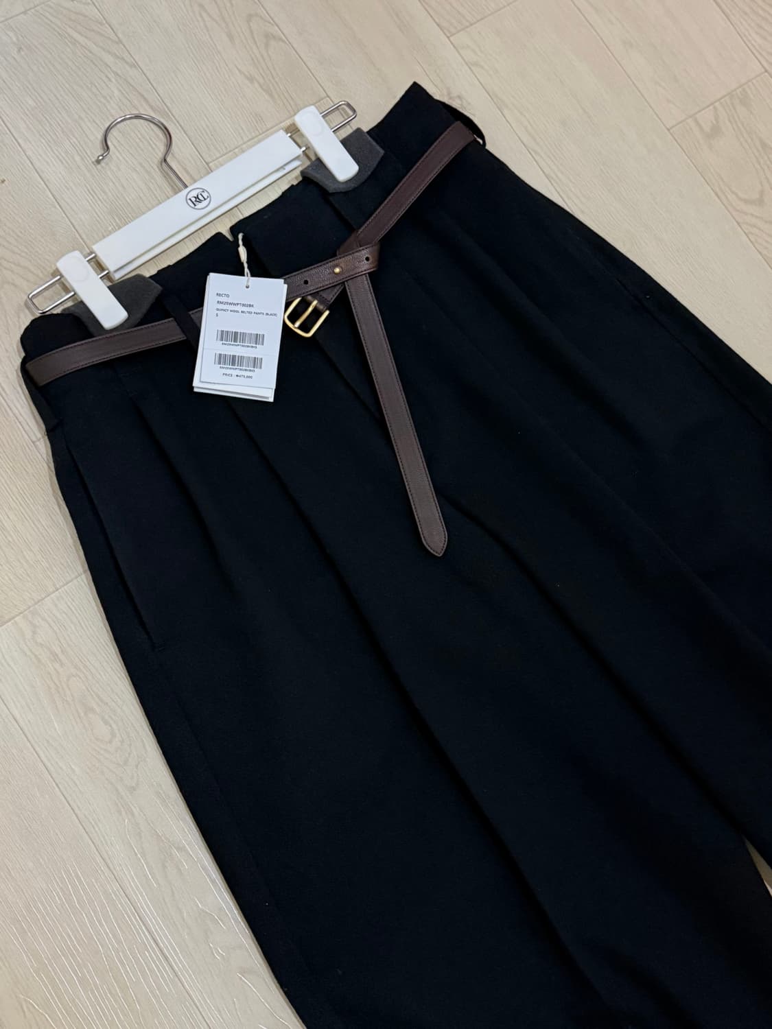 [S] 렉토 퀸시팬츠 블랙 상품이미지1