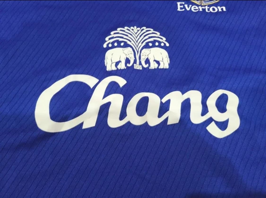 엄브로 08 09 에버튼 올드레플 축구져지 상품이미지3