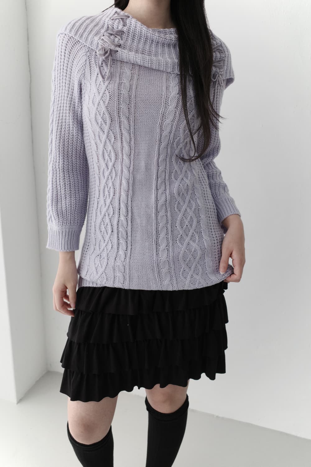 axes famme) corset long knit 상품이미지8