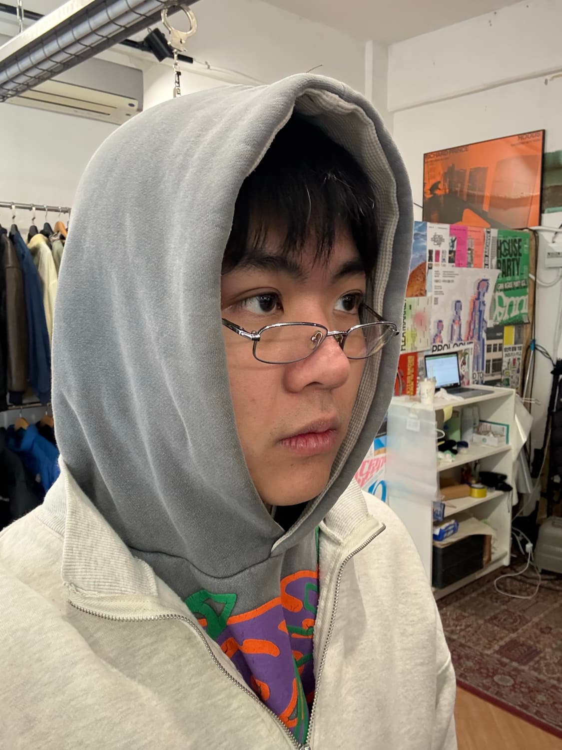 빈티지 Rayban 스퀘어 안경 상품이미지1