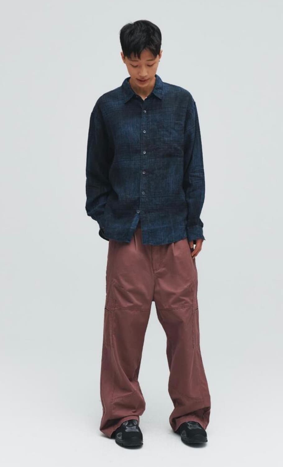 패널 바이오 워싱 카고 팬츠 상품이미지3