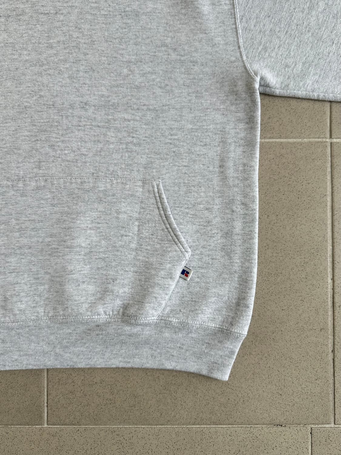 90s 빈티지 러셀 후드 밝은그레이 XL USA 상품이미지3