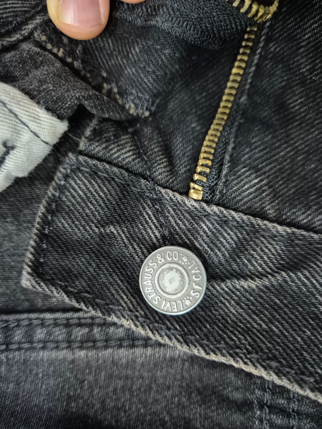 리바이스 프리미엄 555 36 30 블랙 상품이미지4