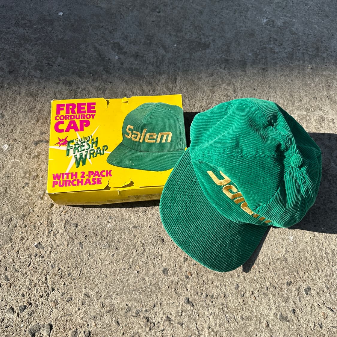 90's salem corduroy cap deadstock 상품이미지1